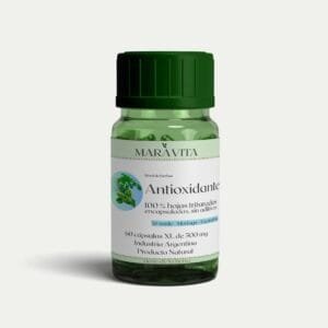 Blend Antioxidante - (Moringa + Té Verde + Spirulina) en Cápsulas