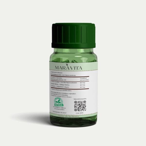 Blend Cardiovascular - (Castaño de Indias + Ginkgo Biloba + Orégano) en Cápsulas - Imagen 2
