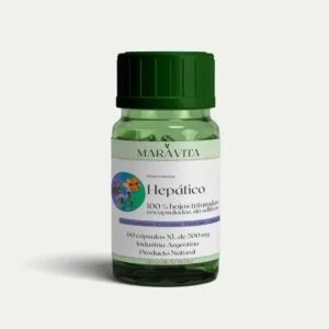 Blend Hepático - (Cardo Mariano + Cúrcuma + Pimienta + Carqueja) en Cápsulas