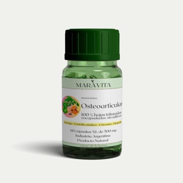 Blend Osteoarticular - (Moringa + Cúrcuma + Pimienta + Centella Asiática) en Cápsulas