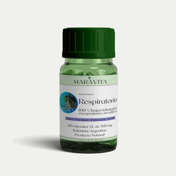 Blend Respiratorio - (Ambay + Eucalipto + Tomillo + Pulmonaria) en Cápsulas