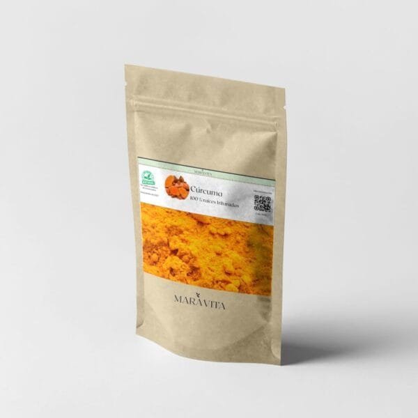 Cúrcuma triturada para infusión o preparaciones
