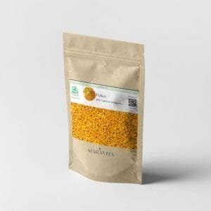 Polen triturado para infusión o preparaciones