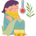 fiebre y gripe